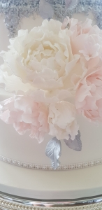 Sugar Flowers, Pink & White Peony's