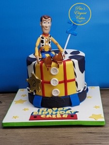 Toy Story Cake, Woody Character on Cake