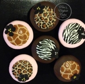 Animal Print Cupcakes,