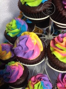 Rainbow Cupcakes, Kids Cupcakes, Birthday Cakes